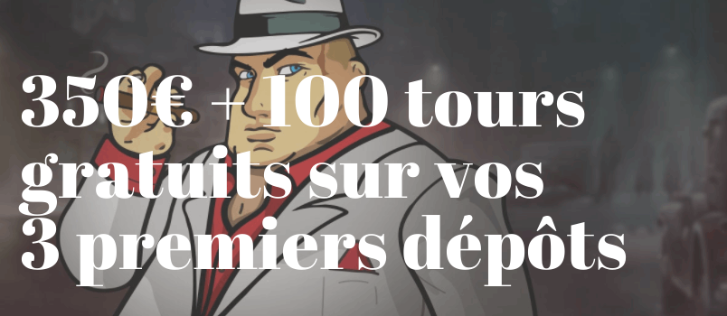 350€ et 100 tours gratuits sur vos 3 premiers dépôts